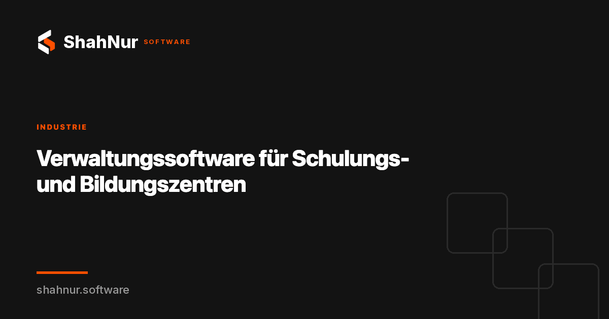 Verwaltungssoftware für Schulungs- und Bildungszentren